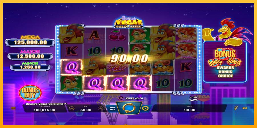 Brunos Vegas Gold Blitz automat për para të vërteta, foto 2