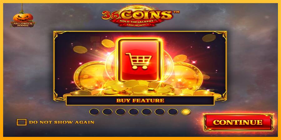 36 Coins Halloween Jackpots automat për para të vërteta, foto 1