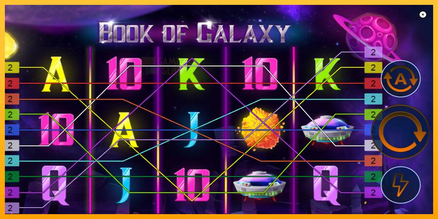 Book of Galaxy automat për para të vërteta, foto 2