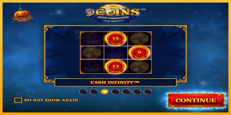 9 Coins Grand Diamond Edition Halloween Jackpots automat për para të vërteta, foto 1