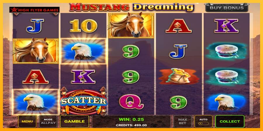 Mustang Dreaming automat për para të vërteta, foto 2