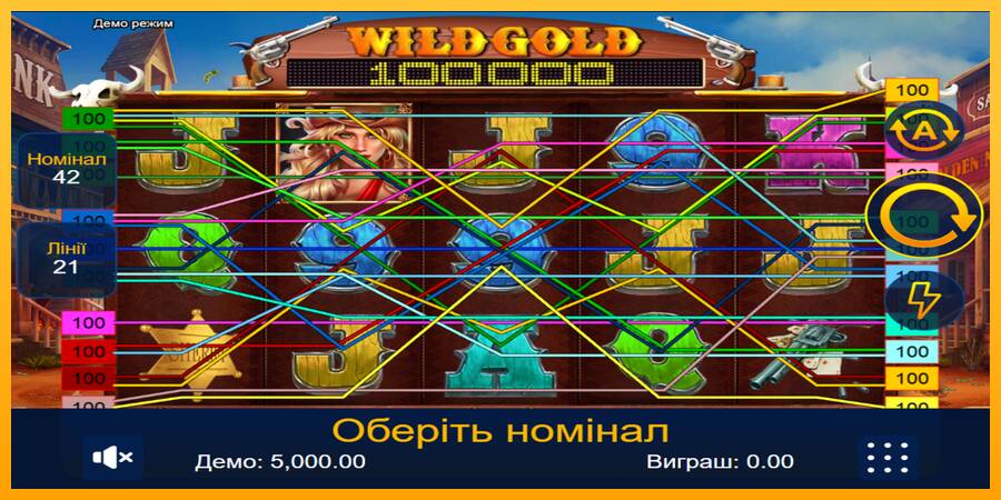 Wild Gold 100000 automat për para të vërteta, foto 1