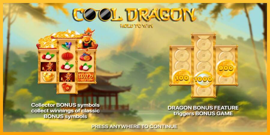 Cool Dragon: Hold to Win automat për para të vërteta, foto 1