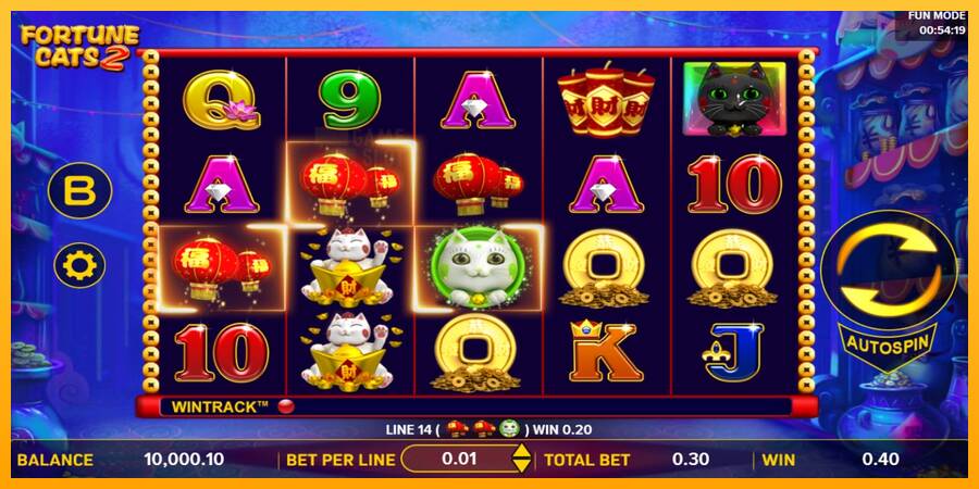 Fortune Cats 2 automat për para të vërteta, foto 3