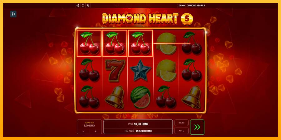 Diamond Heart 5 automat për para të vërteta, foto 2