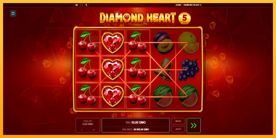 Diamond Heart 5 automat për para të vërteta, foto 4