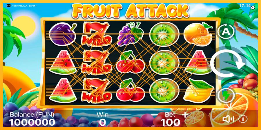 Fruit Attack automat për para të vërteta, foto 1