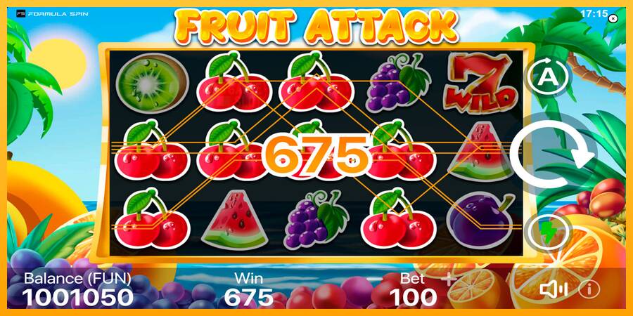 Fruit Attack automat për para të vërteta, foto 3