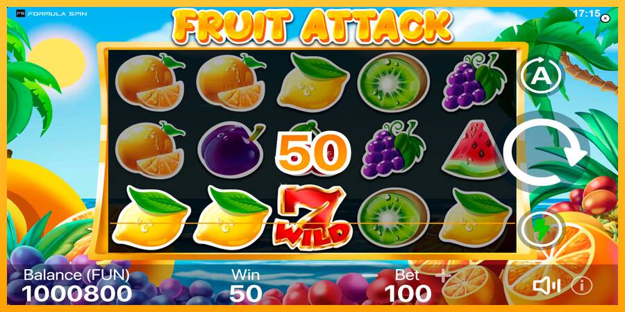 Fruit Attack automat për para të vërteta, foto 4