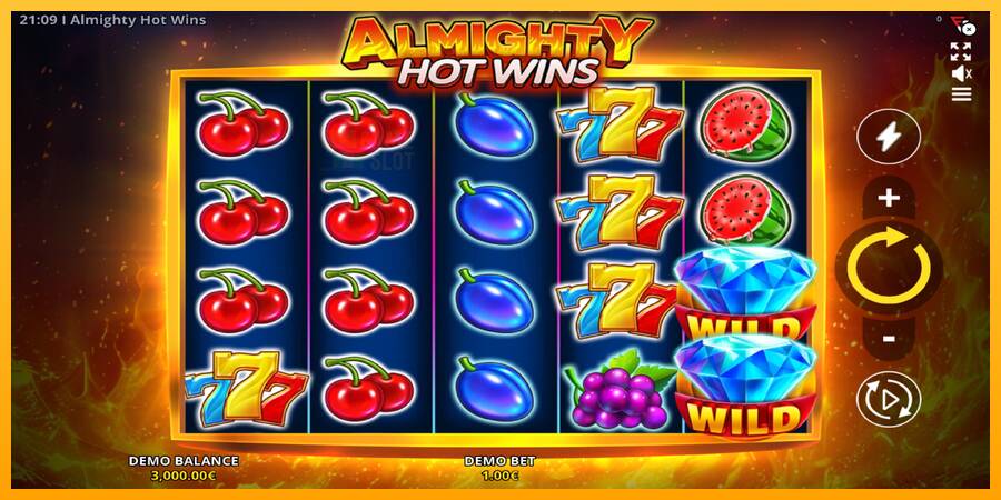 Almighty Hot Wins automat për para të vërteta, foto 1