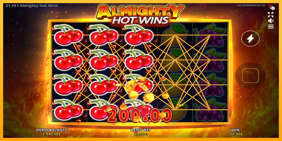 Almighty Hot Wins automat për para të vërteta, foto 2