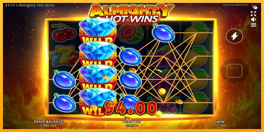 Almighty Hot Wins automat për para të vërteta, foto 4