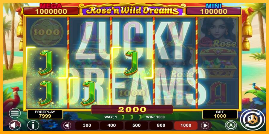 Rose’n Wild Dreams Hold & Win automat për para të vërteta, foto 3