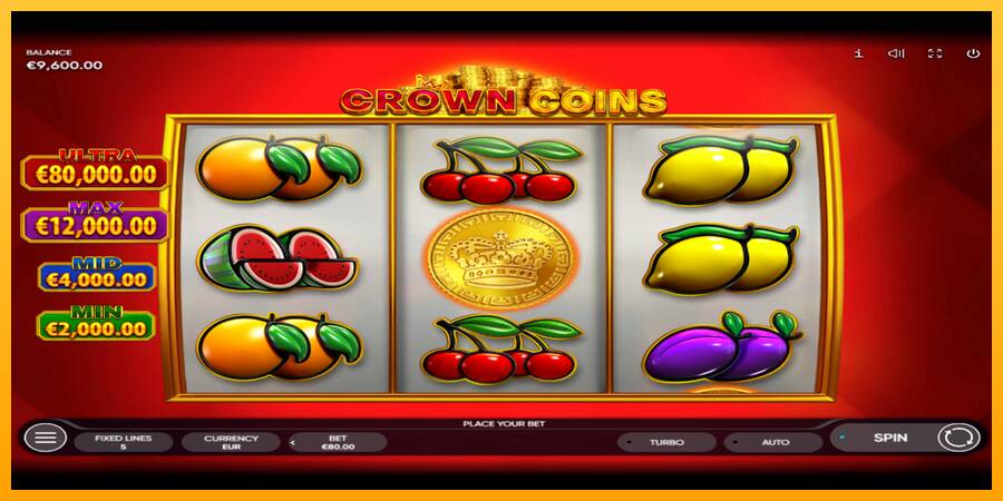 Crown Coins automat për para të vërteta, foto 2