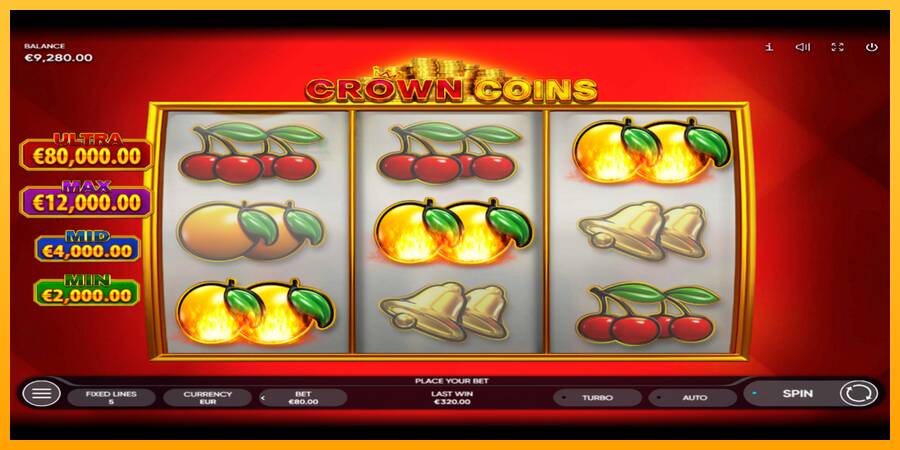 Crown Coins automat për para të vërteta, foto 3