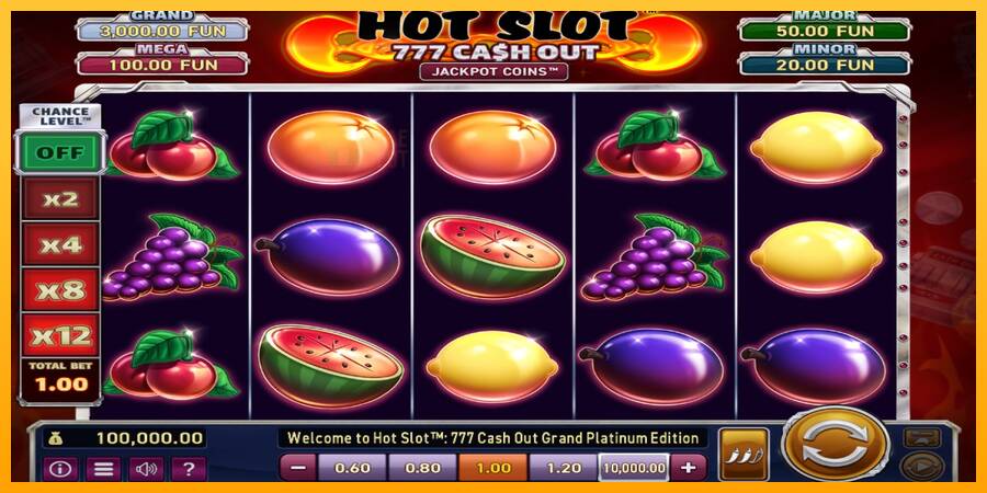 Hot Slot: 777 Cash Out Grand Platinum Edition automat për para të vërteta, foto 1