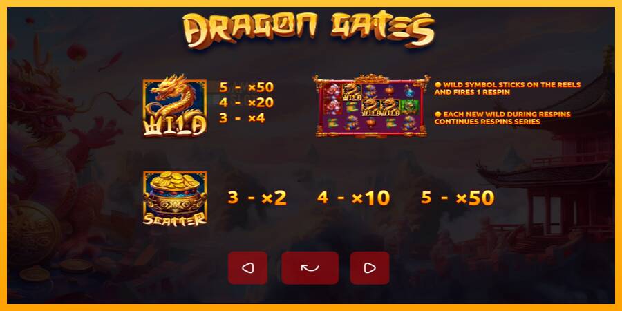 Dragon Gates automat për para të vërteta, foto 4