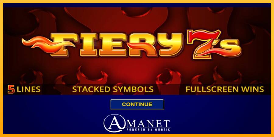 Fiery 7s automat për para të vërteta, foto 1