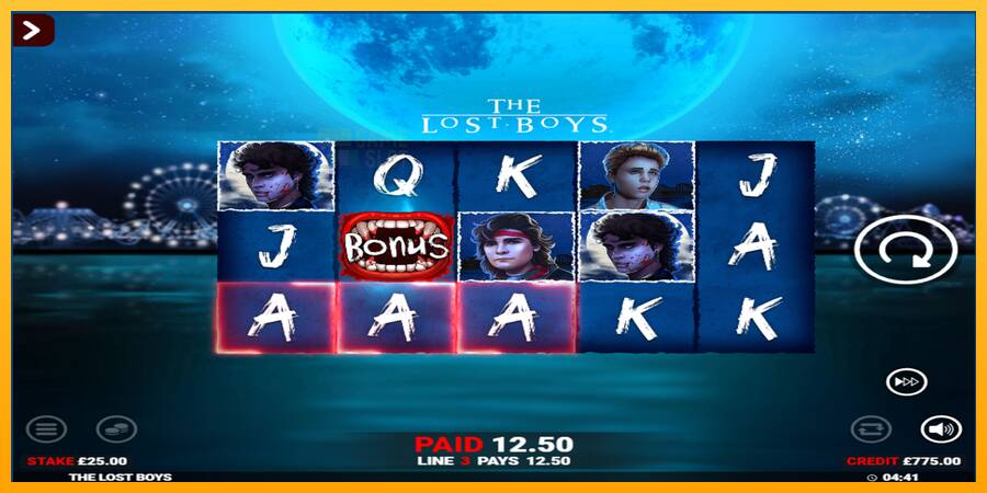 The Lost Boys Rapid Fire Jackpots automat për para të vërteta, foto 2