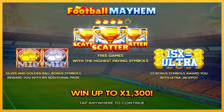 Football Mayhem automat për para të vërteta, foto 1