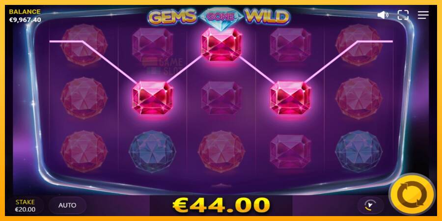 Gems Gone Wild automat për para të vërteta, foto 3