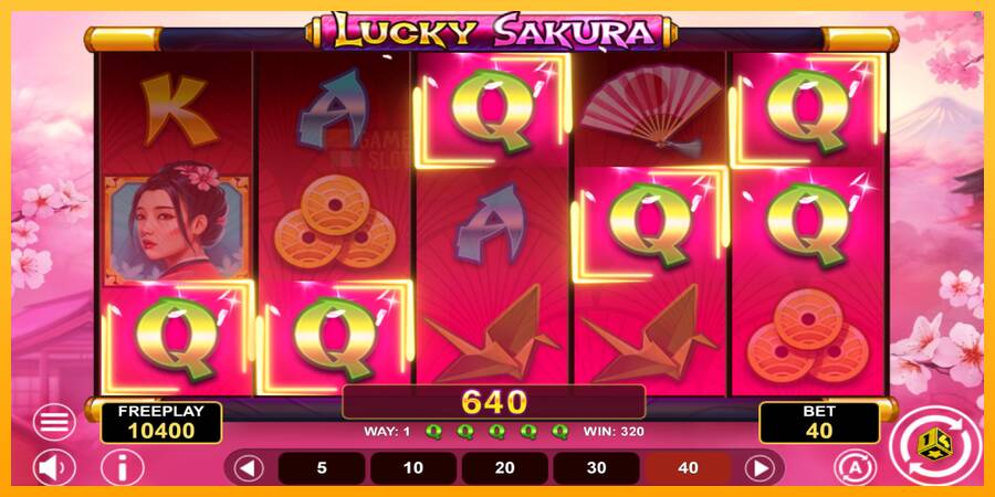 Lucky Sakura Win Spins automat për para të vërteta, foto 3