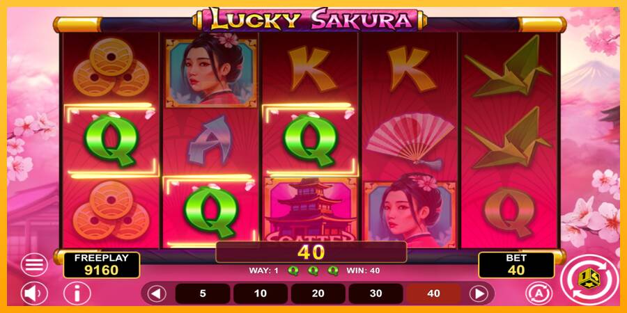 Lucky Sakura Win Spins automat për para të vërteta, foto 4