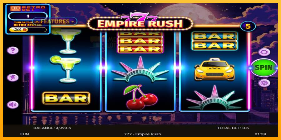 777 Empire Rush automat për para të vërteta, foto 2