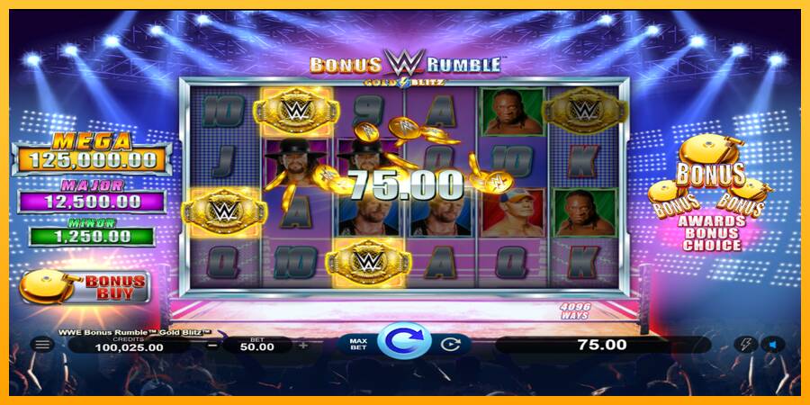 WWE Bonus Rumble Gold Blitz automat për para të vërteta, foto 2