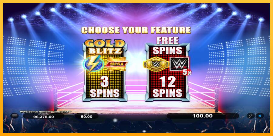 WWE Bonus Rumble Gold Blitz automat për para të vërteta, foto 3