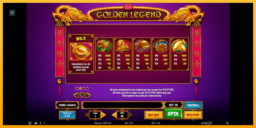 Golden Legend automat për para të vërteta, foto 5