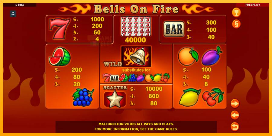 Bells on Fire automat për para të vërteta, foto 8