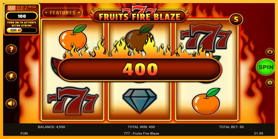 777 - Fruits Fire Blaze automat për para të vërteta, foto 4