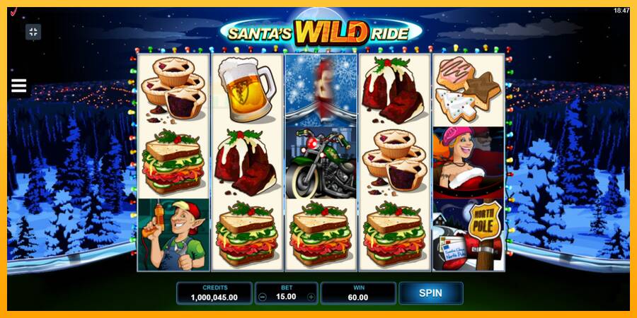 Santas Wild Ride automat për para të vërteta, foto 3