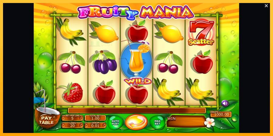 Fruity Mania automat për para të vërteta, foto 1