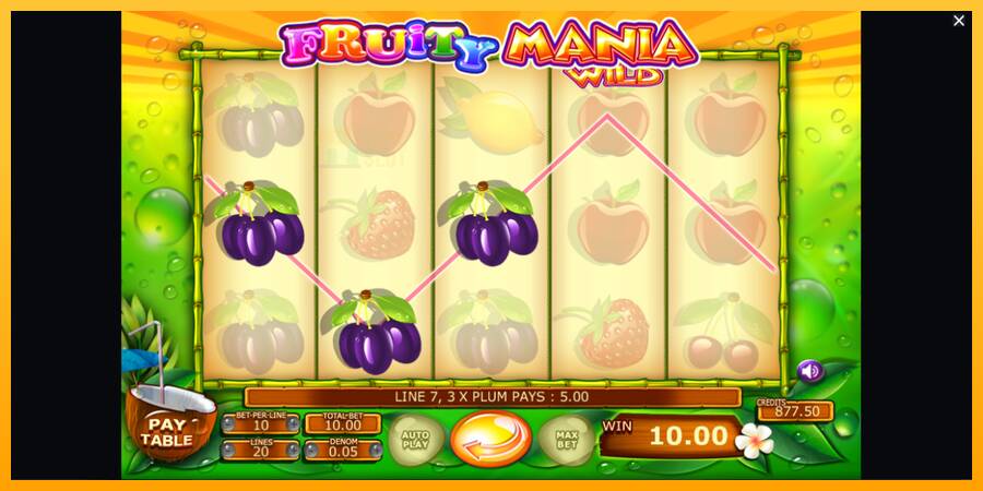 Fruity Mania automat për para të vërteta, foto 4