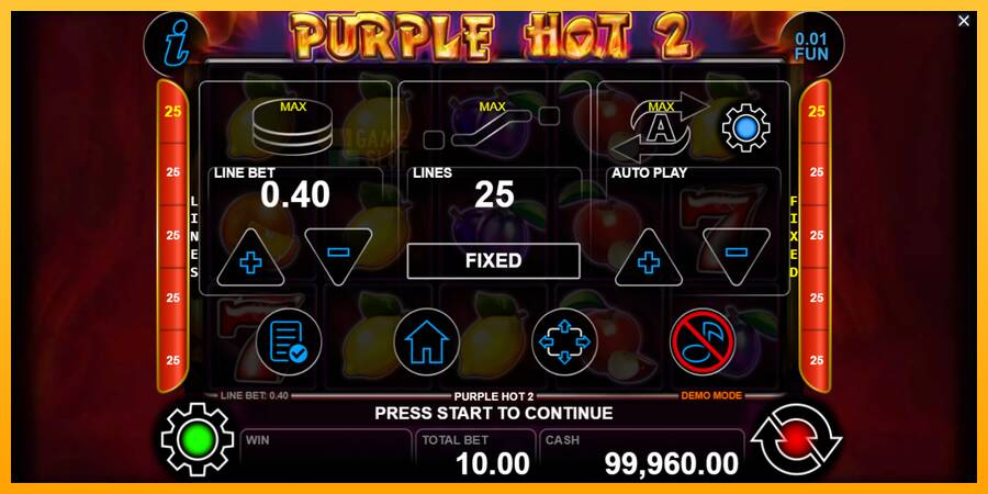 Purple Hot 2 automat për para të vërteta, foto 7