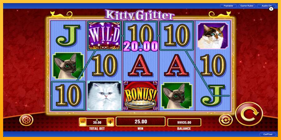 Kitty Glitter automat për para të vërteta, foto 4