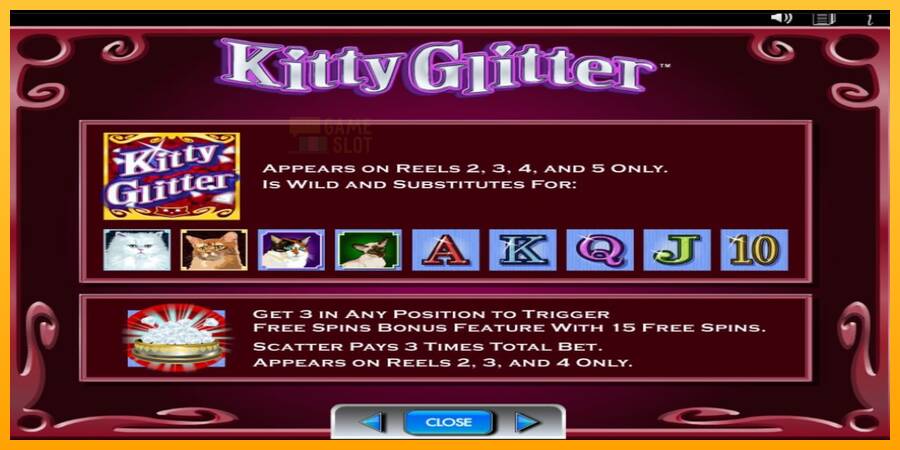 Kitty Glitter automat për para të vërteta, foto 5