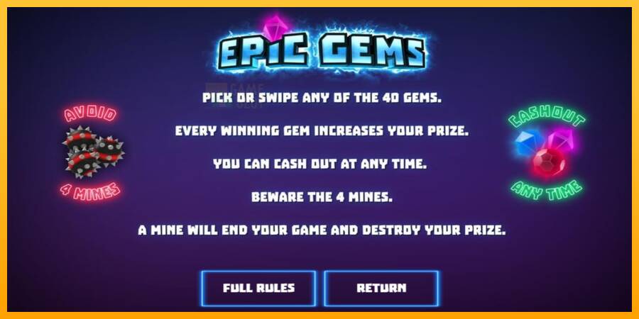 Epic Gems automat për para të vërteta, foto 3