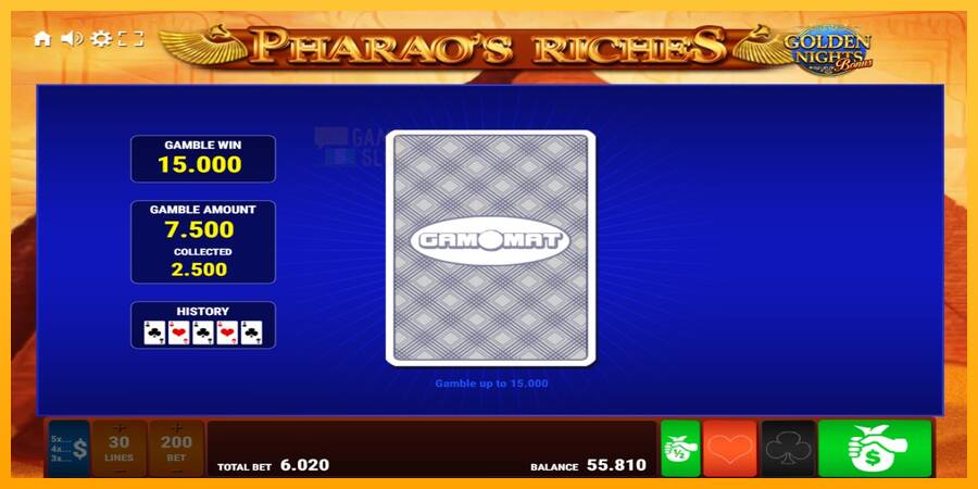 Pharaos Riches Golden Nights automat për para të vërteta, foto 5