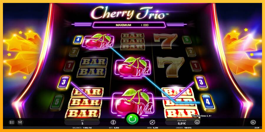 Cherry Trio automat për para të vërteta, foto 3