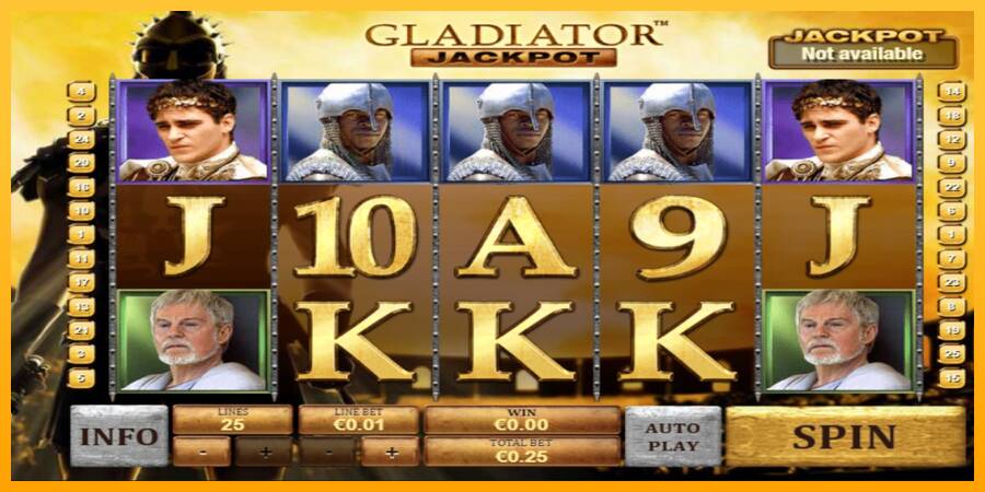 Gladiator Jackpot automat për para të vërteta, foto 1