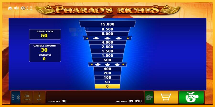 Pharaos Riches automat për para të vërteta, foto 3