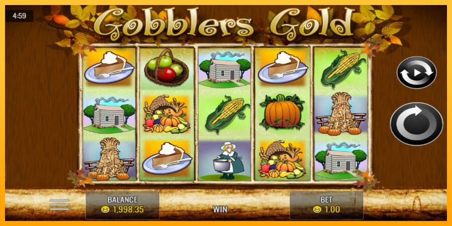 Gobblers Gold automat për para të vërteta, foto 1