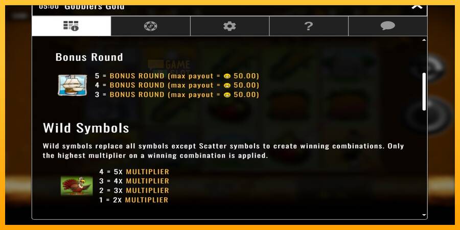 Gobblers Gold automat për para të vërteta, foto 4