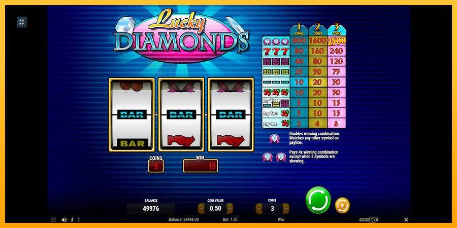 Lucky Diamonds automat për para të vërteta, foto 2