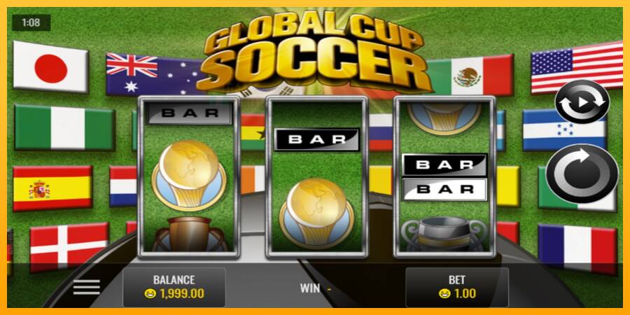 Global Cup Soccer automat për para të vërteta, foto 1