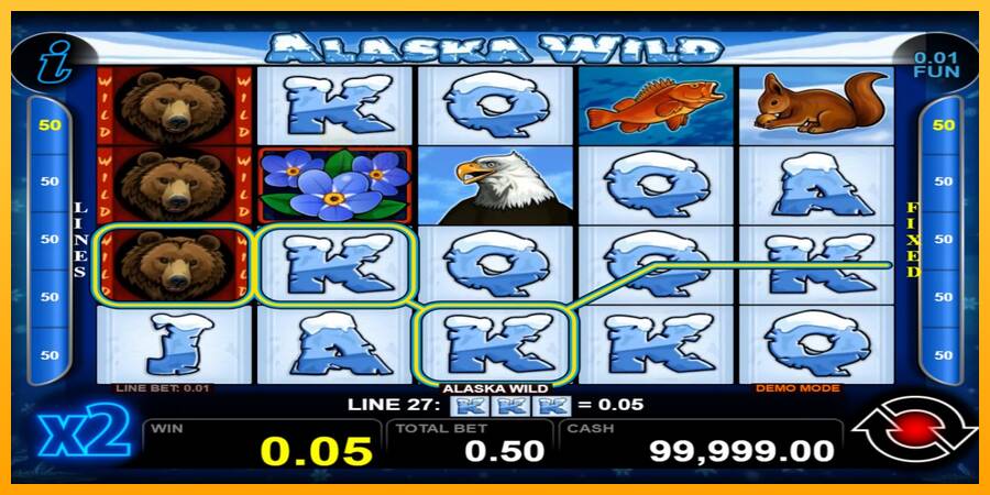 Alaska Wild automat për para të vërteta, foto 2