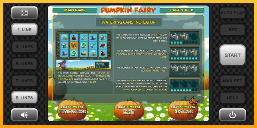 Pumpkin Fairy automat për para të vërteta, foto 5